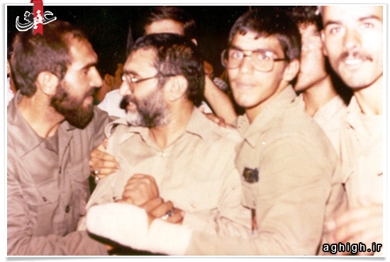 حاج منصور ارضی در جبهه