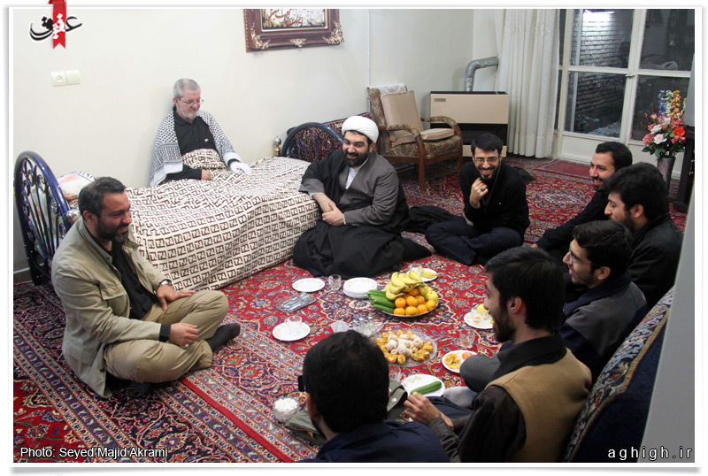 دیدار حجت الاسلام شهاب مرادی با حاج حجت کسری