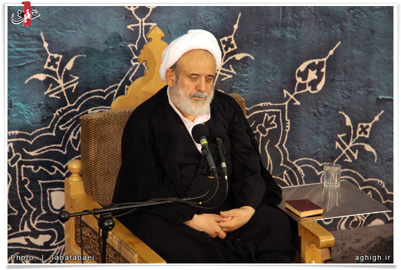 شیخ حسین انصاریان در حسینیه همدانی ها