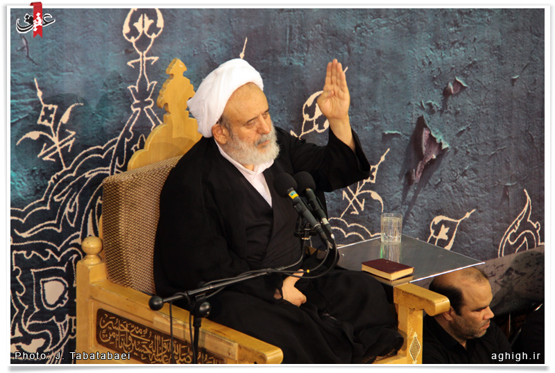 شیخ حسین انصاریان در حسینیه همدانی ها