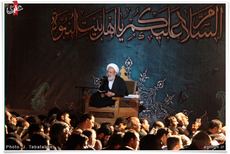 شیخ حسین انصاریان در حسینیه همدانی ها