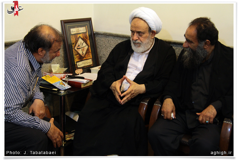شیخ حسین انصاریان در حسینیه همدانی ها
