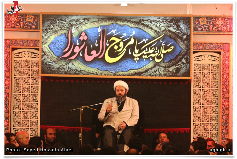 حجت الاسلام قاسمیان در هیئت رایة العباس