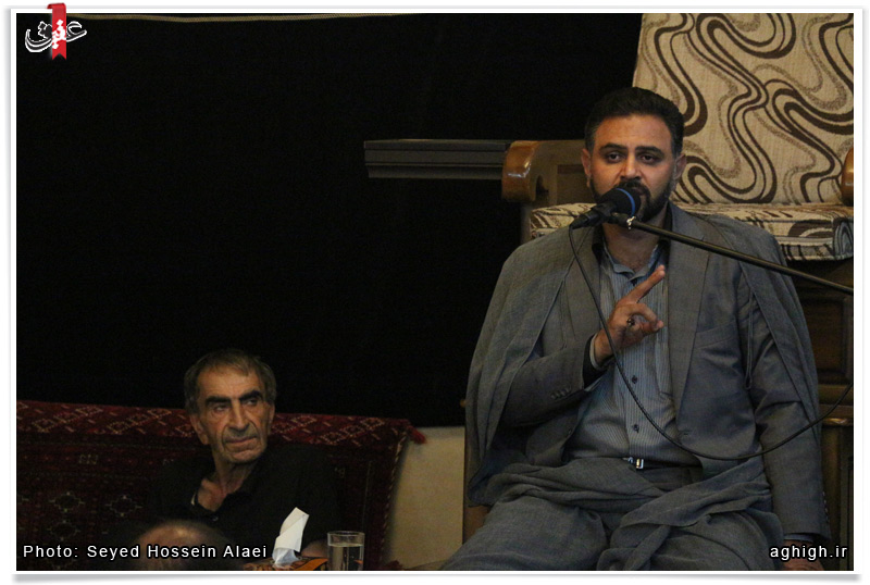 مداحی حاج حمید بهاری در حسینیه نوباوگان قنات آباد