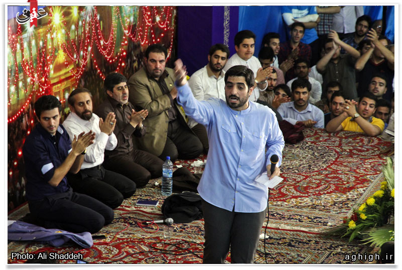 جشن میلاد امام رضا در حسینیه هراتی های مشهد