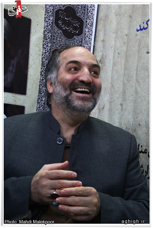 کربلایی نریمان پناهی میهمان غرفه 