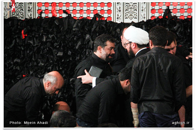 محرم 93 مداحی حاج محمود کریمی در مسجد الهادی