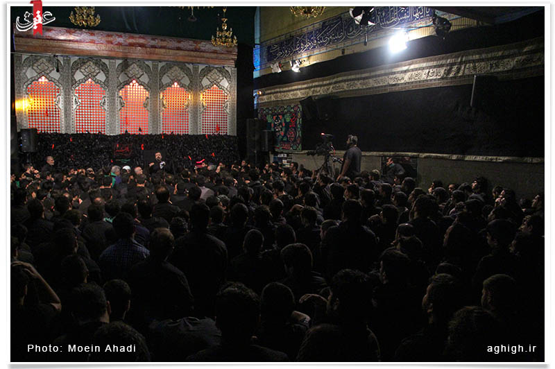 محرم 93 مداحی حاج محمود کریمی در مسجد الهادی