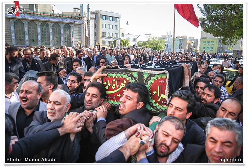 تشییع حاج علی آهی