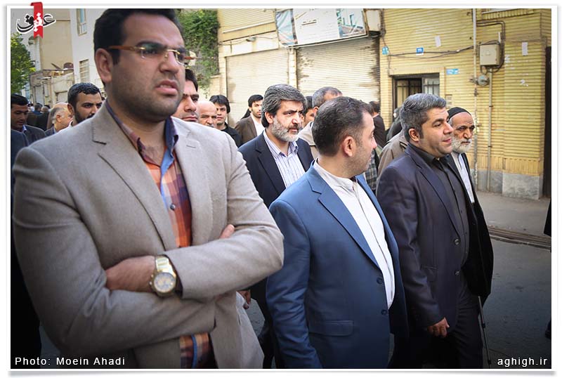 تشییع حاج علی آهی