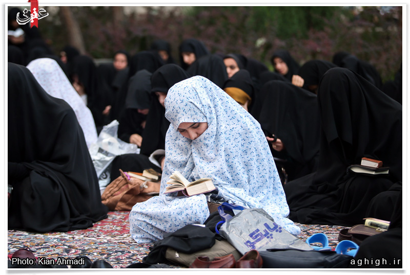 مراسم دعای ام داوود در مسجد دانشگاه تهران