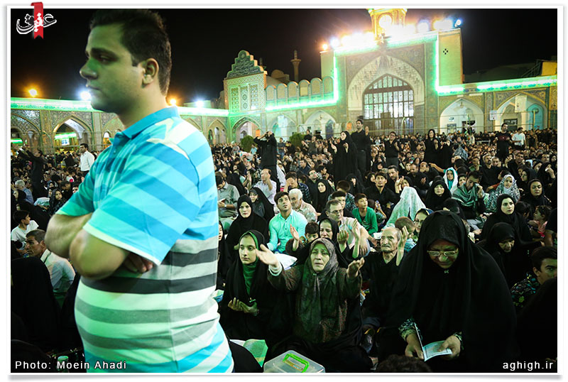 رمضان94 شب قدر حرم حضرت عبدالعظیم الحسنی