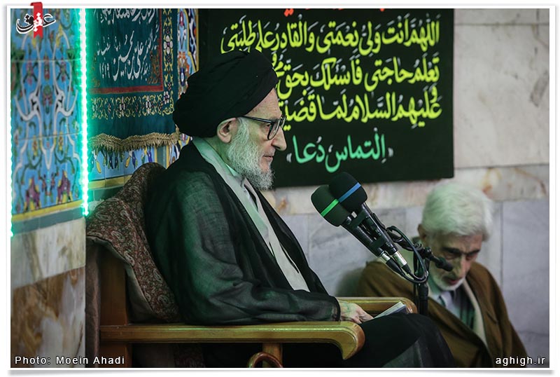 جلسه تفسیر قرآن حضرت آیت الله ضیاآبادی