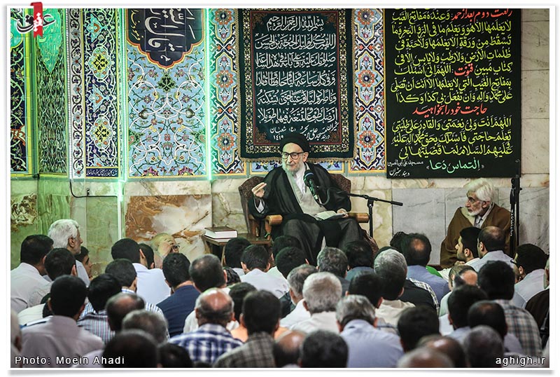 جلسه تفسیر قرآن حضرت آیت الله ضیاآبادی
