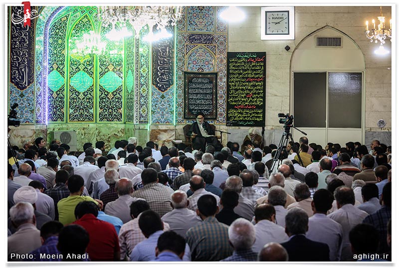 جلسه تفسیر قرآن حضرت آیت الله ضیاآبادی
