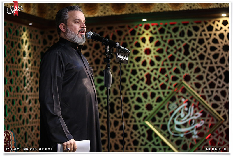 مداحی ملاباسم کربلایی در حسینیه انصارلحسین
