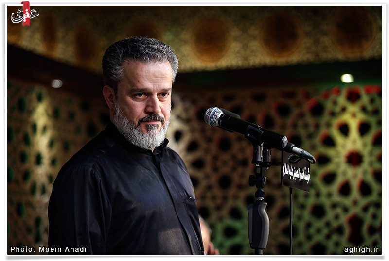 مداحی ملاباسم کربلایی در حسینیه انصارالحسین