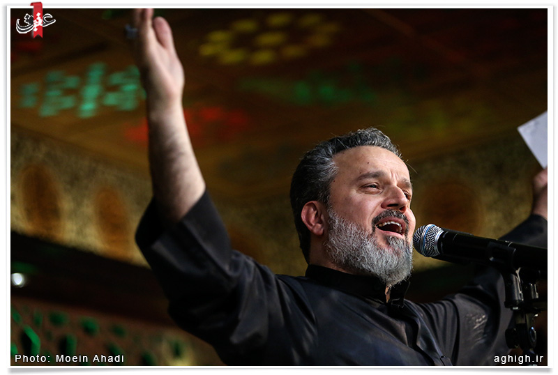 مداحی ملاباسم کربلایی در حسینیه انصارالحسین
