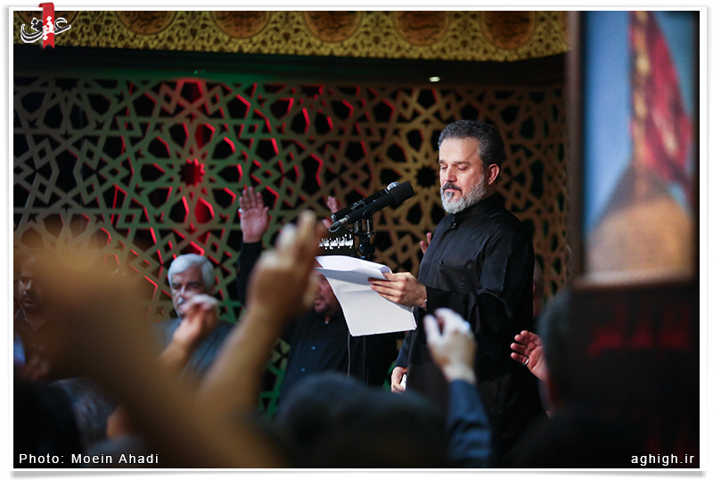 مداحی ملاباسم کربلایی در حسینیه انصارالحسین