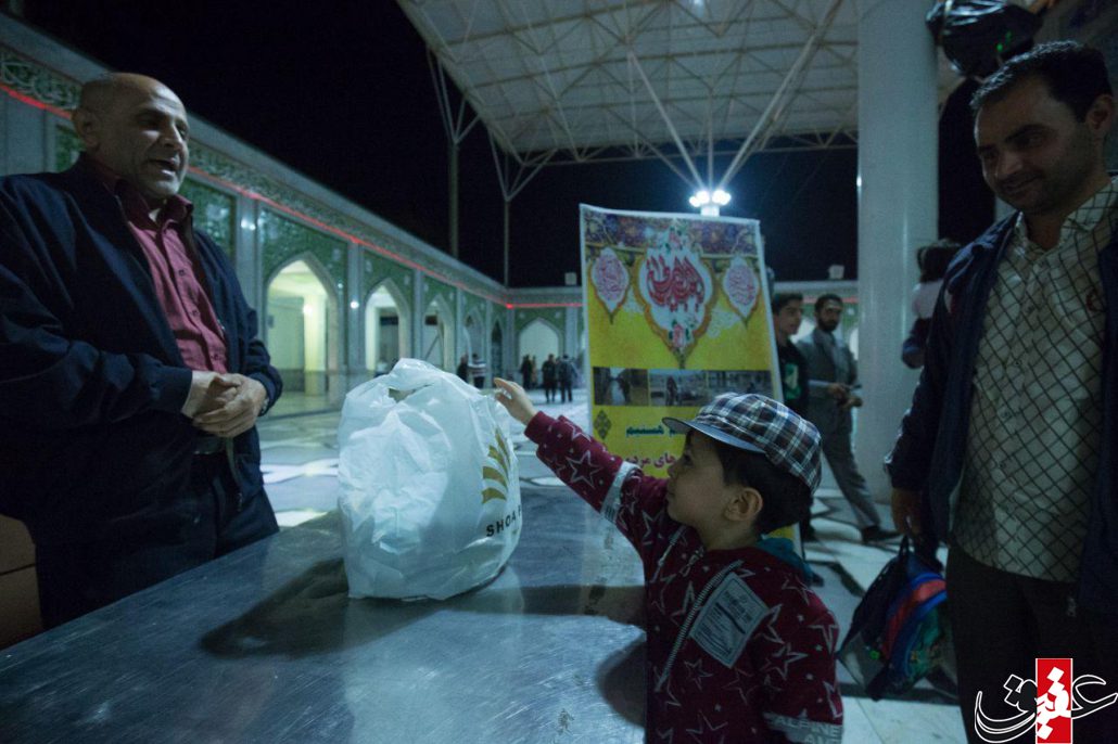 شب ولادت امام حسین(ع) در هیئت مکتب الزهرا(س)