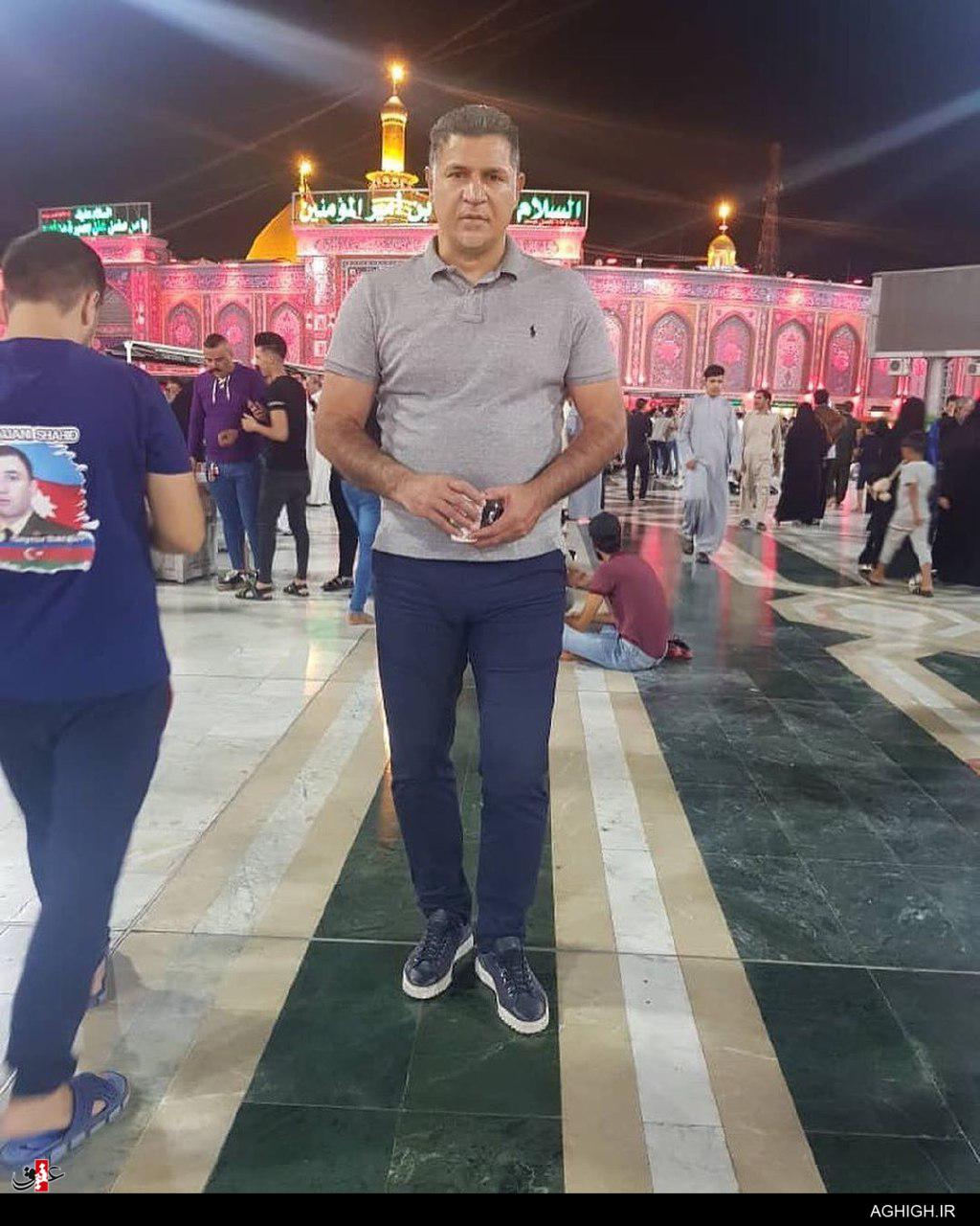 فوتبالیست مشهور در بین الحرمین+عکس