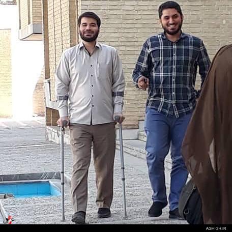 دیدار غدیرانه دو مداح جوان+عکس