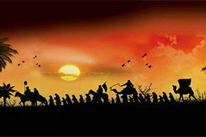 اشعار خروج کاروان از کربلا