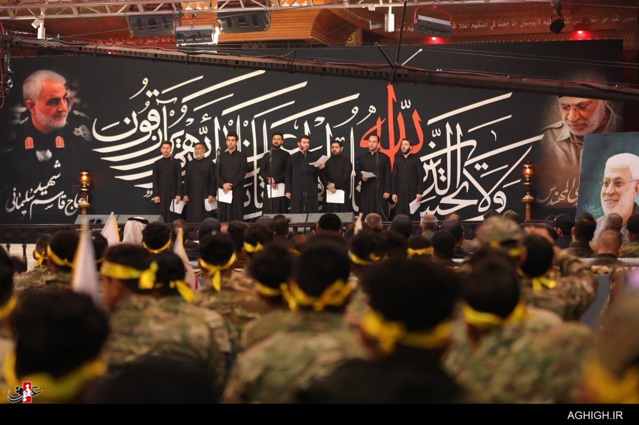 حاج میثم مطیعی در جمع مداحان فارس، ترک و عرب زبان