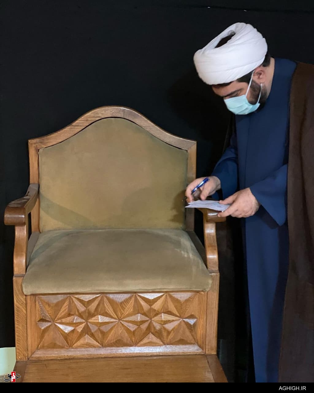 حضور مداحان و سخنرانان پای صندوق رأی+تصاویر