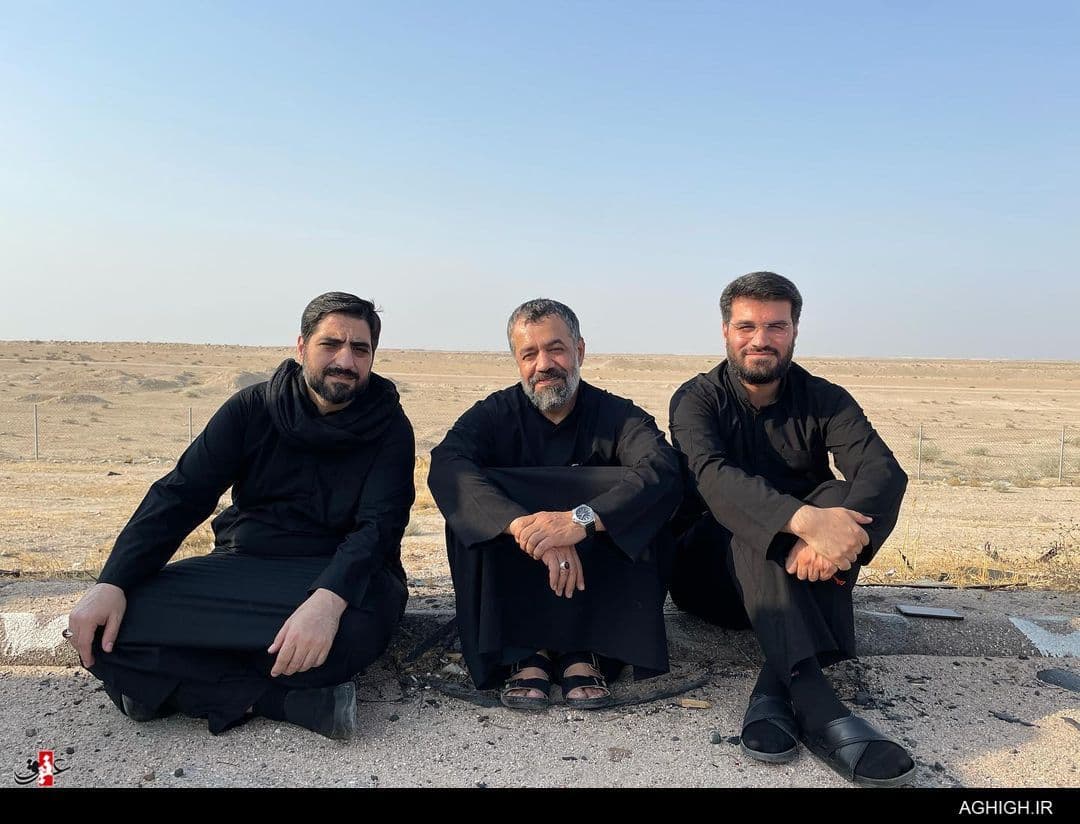 تصویری از سه مداح اهل بیت(ع)