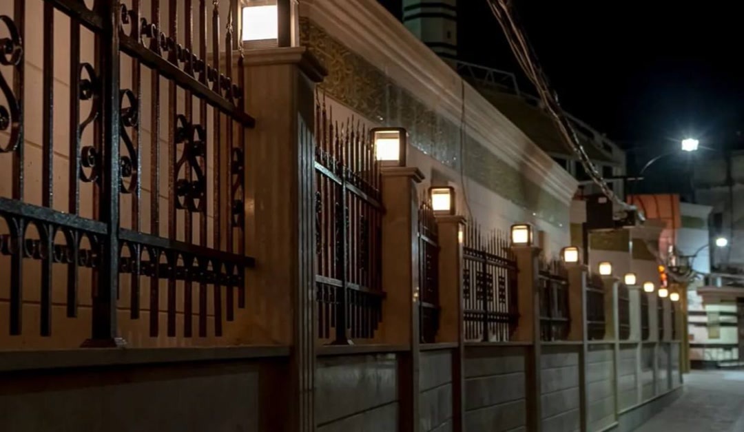 نمای بیرونی حرم حضرت رقیه(س) تکمیل شد