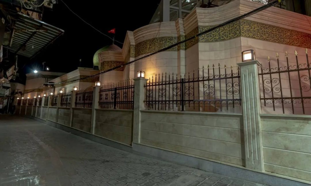 نمای بیرونی حرم حضرت رقیه(س) تکمیل شد