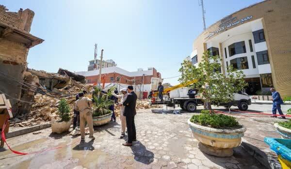 افزایش مساحت صحن حیدری در حرم علوی افزایش مساحت صحن حیدری در حرم علوی