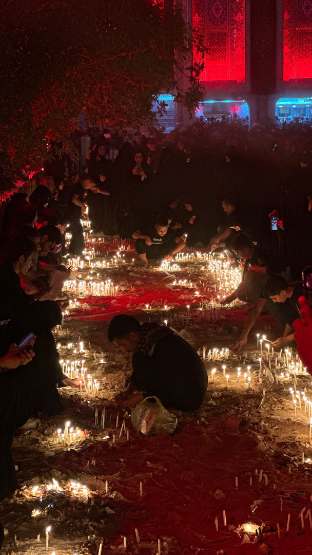 شام غریبان با زمزمه الوداع در کربلا +فیلم