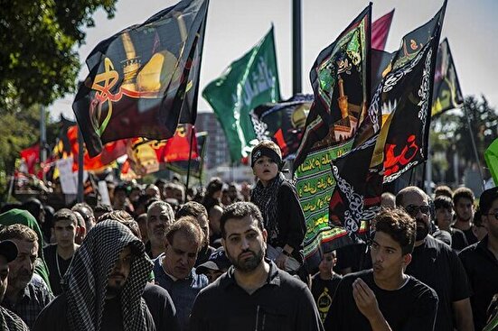 برگزاری مراسم جاماندگان اربعین حسینی در قلب آمریکا+ فیلم